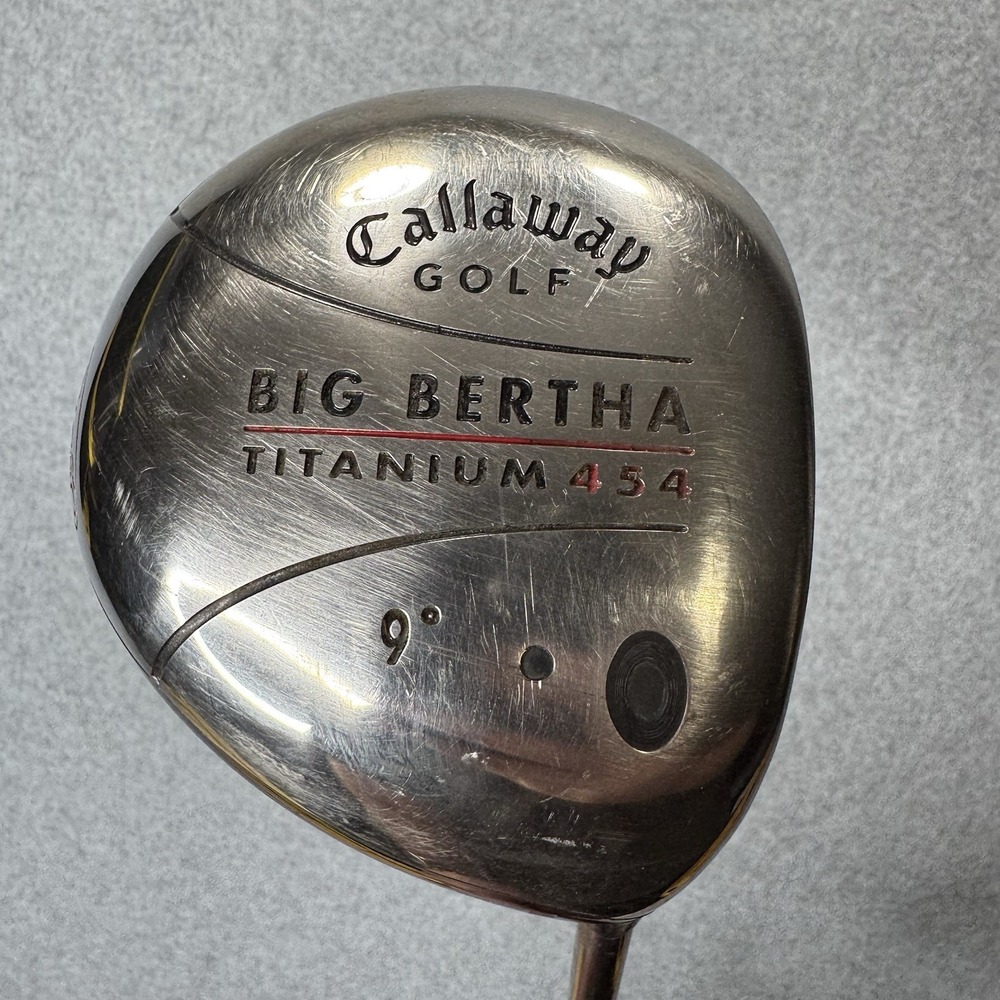 Callaway Big Bertha Titanium 454 Driver 9* Stiff Fujikura Shaft RH - Needs Grip